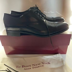Too Boot New York Adam Derrick Mens 9,5 Brandon II Leather Dress Cap Toe Oxford